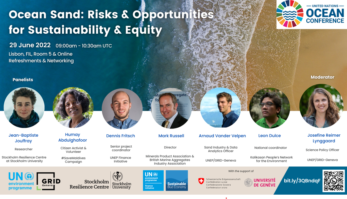 Ocean sand: risks and opportunities for sustainability and equity